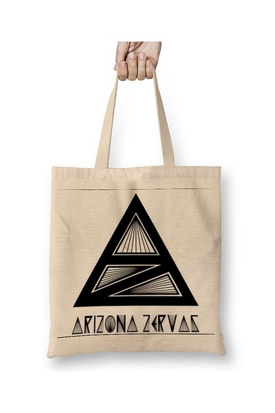 Baskı Dükkanı Υφασμάτινη τσάντα με λογότυπο Arizona Zervas με μακριά λαβή