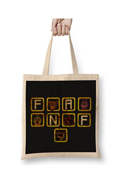 Baskı Dükkanı Five Nights at Freddy's Fnaf Tkanina Torba Duga Sa ručkom