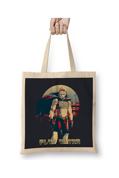 Baskı Dükkanı Υφασμάτινη τσάντα Mirio Togata Lemillion My Hero Academia με μακριά λαβή