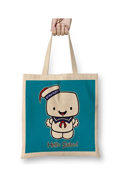 Baskı Dükkanı Ghostbusters Hello Sailor Cloth Torba Dugačka Sa ručkom