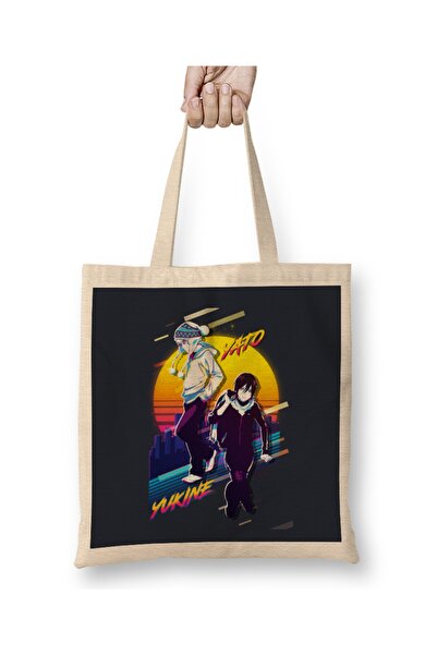 Baskı Dükkanı Noragami - Yukine i Yato tkanina Torba duga Sa ručkom