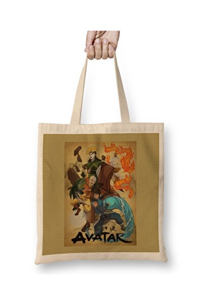 Baskı Dükkanı Avatar 06 Geantă Pânză Mâner Lung