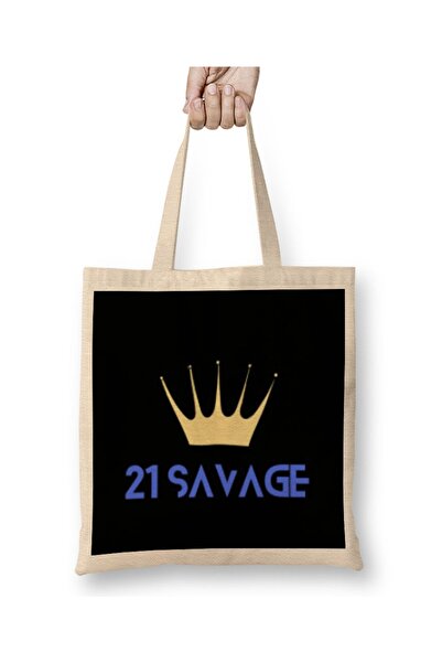 Baskı Dükkanı 21 Savage Cloth Torba Dugačka Sa ručkom