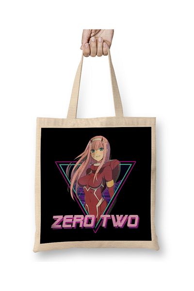 Baskı Dükkanı Zero Two 01 υφασμάτινη τσάντα με μακριά λαβή