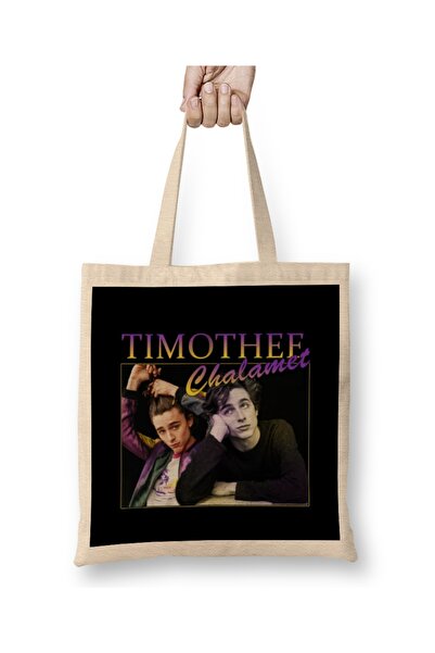 Baskı Dükkanı Timothee Cha Lame t Retro stil tkanine Torba dugačka Sa ručkom