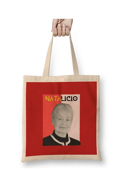 Baskı Dükkanı Geantă din pânză Diana Natalicio RIP cu mâner lung