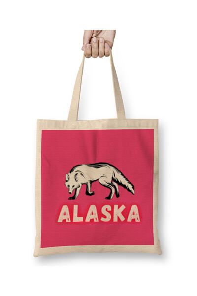 Baskı Dükkanı Alaska American Cloth Torba Long Sa ručkom