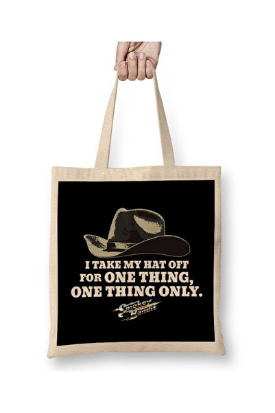 Baskı Dükkanı Smokey And The Bandit Hat Cloth Torba Long Sa ručkom
