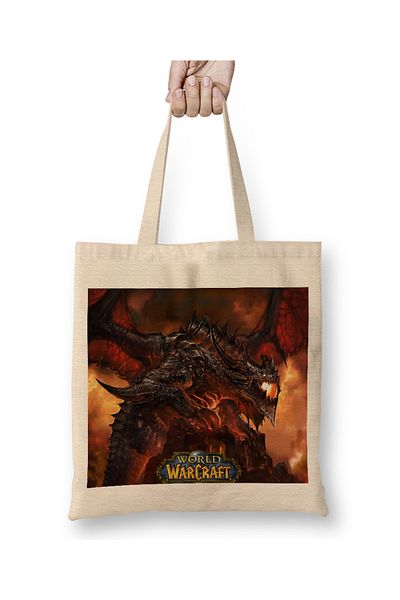Baskı Dükkanı World of Warcraft 03 υφασμάτινη τσάντα με μακριά λαβή