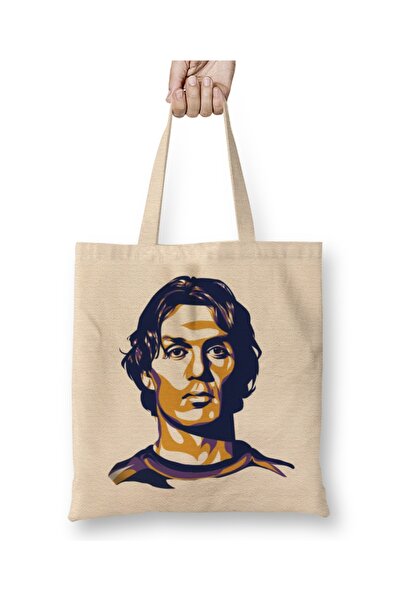 Baskı Dükkanı Paolo Maldini tkanina Torba duga Sa ručkom