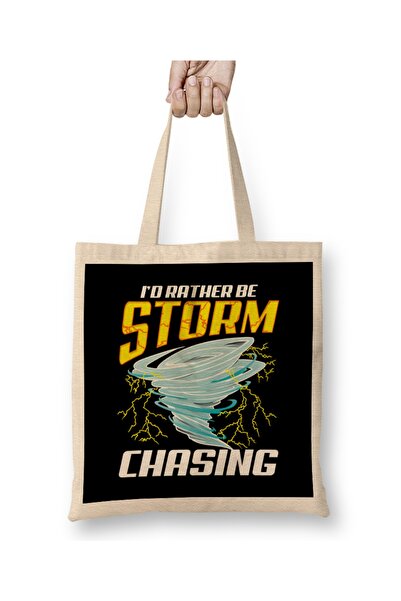 Baskı Dükkanı Slatki lovac na oluje, radije bih bio lovac na oluje, tkanina T...