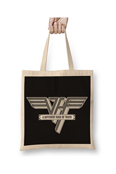 Baskı Dükkanı Van Halena Different Mind Of Truth Cloth Torba Long Sa ručkom