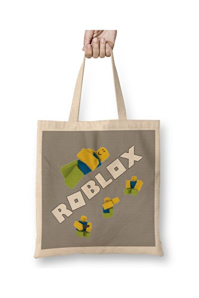 Baskı Dükkanı Roblox Noob 01 Tkanina Torba Duga Sa ručkom