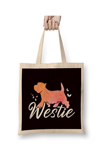 Baskı Dükkanı Westie, pas rase West Highland terijer, vlasnik i ljubitelj pas...