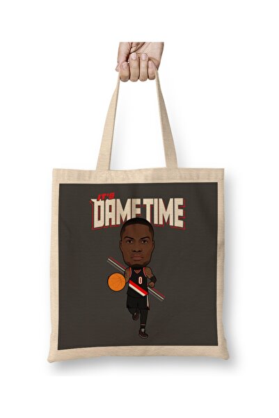 Baskı Dükkanı Damian Lillard Majica It's Dame Time Torba Duga Sa ručkom