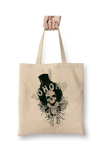 Baskı Dükkanı Slamnata kapa One Piece Yohohoho tkanina Torba duga Sa ručkom