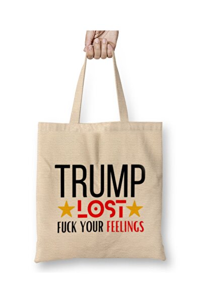 Baskı Dükkanı Dugačka Sa ručkom Trump LOST tkanina Torba