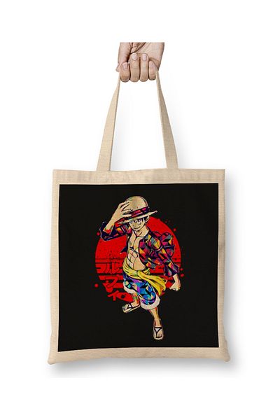 Baskı Dükkanı Τσάντα One Piece Captain Luffy με μακριά λαβή