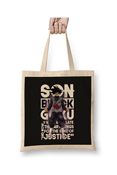 Baskı Dükkanı Dragon Ball Super Crni Goku Odelo Torba Dugo Sa ručkom
