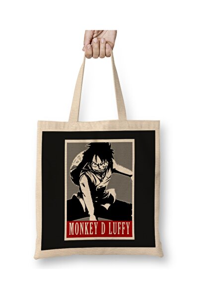 Baskı Dükkanı One Piece Monkey D Luffy 01 Tkanina Torba Duga Sa ručkom