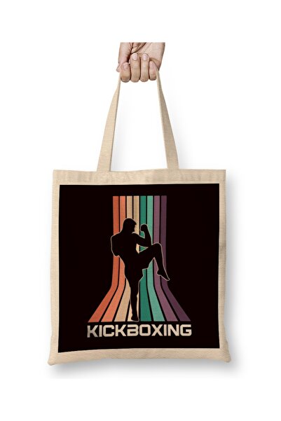 Baskı Dükkanı Vintage Kickboxer Retro Kick bokserice Borac Borilačke veštine ...