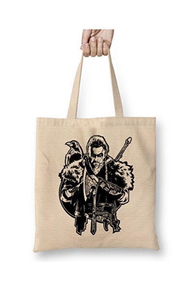 Baskı Dükkanı Assassins Creed Valhalla Eivor Vikinška odeća Torba Duga Sa ručkom