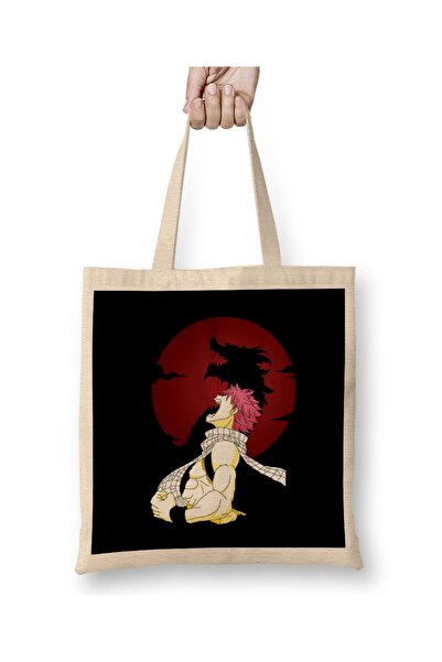 Baskı Dükkanı Tkanina za crtanje zmaja Torba dugačka Sa ručkom