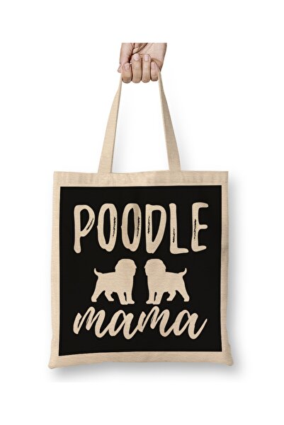 Baskı Dükkanı Poodle Mom 09 Tkanina Torba Duga Sa ručkom