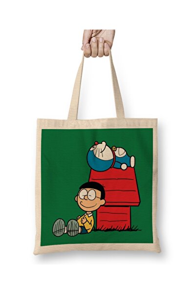 Baskı Dükkanı Doraemon Doraenuts 01 Tkanina Torba Duga Sa ručkom