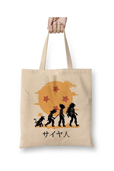 Baskı Dükkanı Dragon Ball Z Odrastao sam tražeći Dragon Ball tkaninu Torba du...