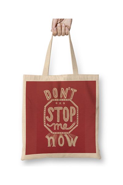 Baskı Dükkanı Dont Stop Me Now 07 υφασμάτινη τσάντα με μακριά λαβή