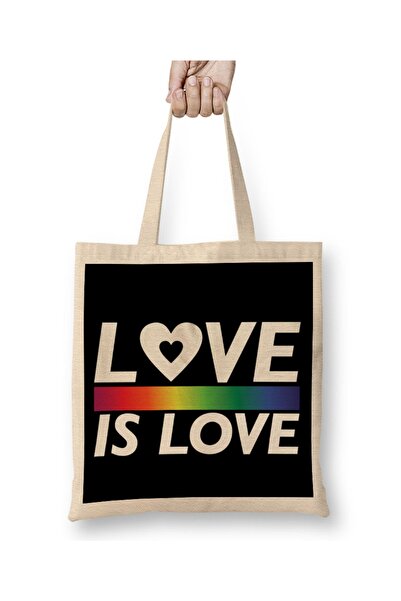 Baskı Dükkanı Duga Sa ručkom Ljubavna Ponosna Tkanina Torba