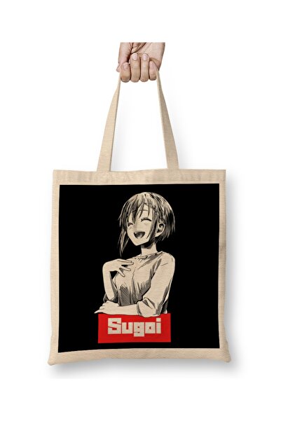 Baskı Dükkanı Aki Shino Manga Vers Cloth Torba Long Sa ručkom