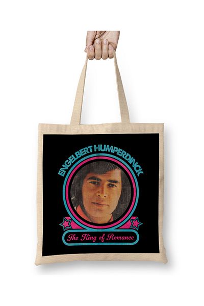 Baskı Dükkanı Englebert Humperdinck The King Of Romance υφασμάτινη τσάντα με μακριά λαβή