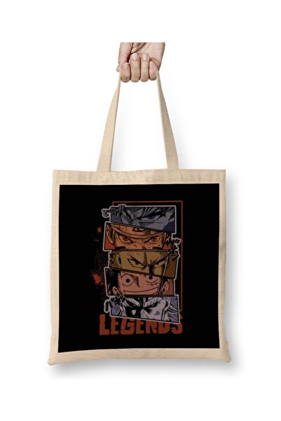 Baskı Dükkanı Anime Legends tkanina Torba duga Sa ručkom