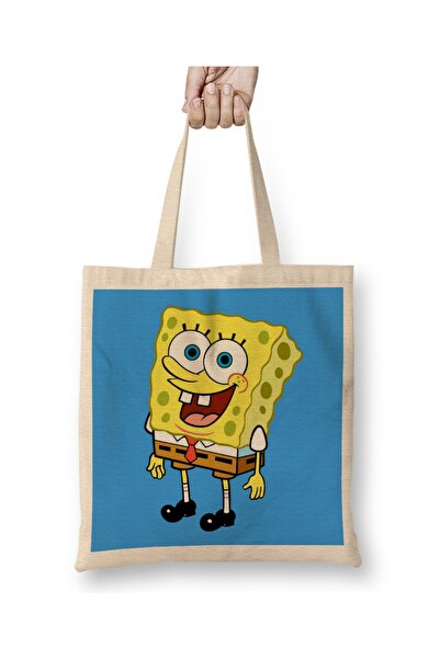 Baskı Dükkanı SpongeBob Sponge Bob 04 Tkanina Torba Duga Sa ručkom