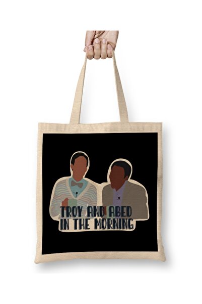 Baskı Dükkanı Troy i Abed u jutarnjoj haljini Torba duga Sa ručkom