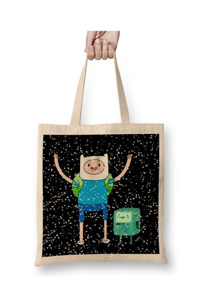 Baskı Dükkanı Vreme za avanturu Finn i Bmo Tkanina za proslavu snježne padavi...