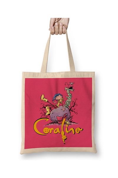 Baskı Dükkanı Coraline 05 υφασμάτινη τσάντα με μακριά λαβή