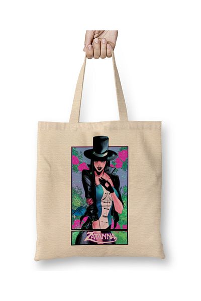 Baskı Dükkanı Υφασμάτινη τσάντα Zatanna by Olifux με μακριά λαβή