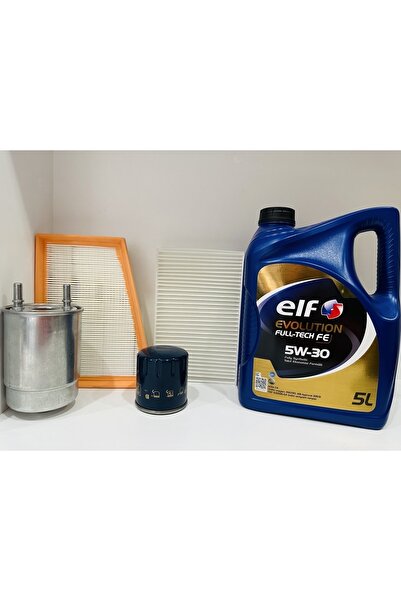 ELF FLUENCE YAĞ BAKIM SETİ + ELF 5w30 PARTİKÜLLÜ MOTOR YAĞI 5 litre