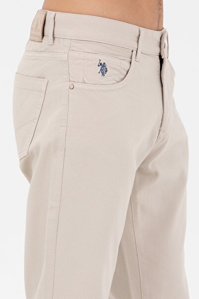 U.S. Polo Assn. U.S. POLO ERKEK REGULAR FİT 5 CEP CHİNOS SPOR PANTOLON 1600071 DERNES