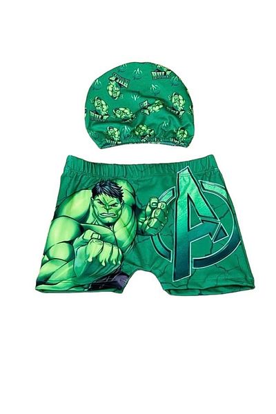Rs Ramuni Men's Shorts Bone Swimsuit Set-Hulk