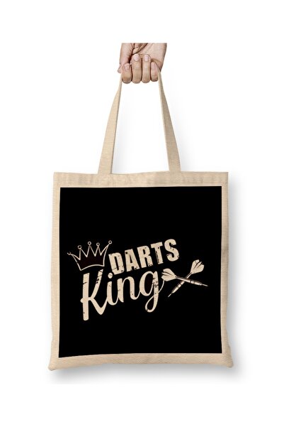 Baskı Dükkanı Darts King Dart igrač Dartist Strelica Cilj Meta Bullseye Tkani...