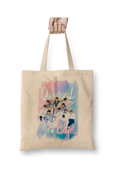 Baskı Dükkanı Sedamnaest Kpop tkanina Torba duga Sa ručkom