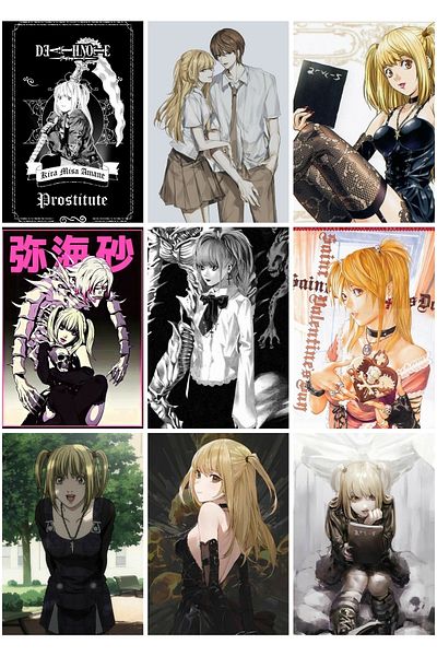 owl bag Death Note - Misa Amane Σετ 1 φωτοκαρτών από 9
