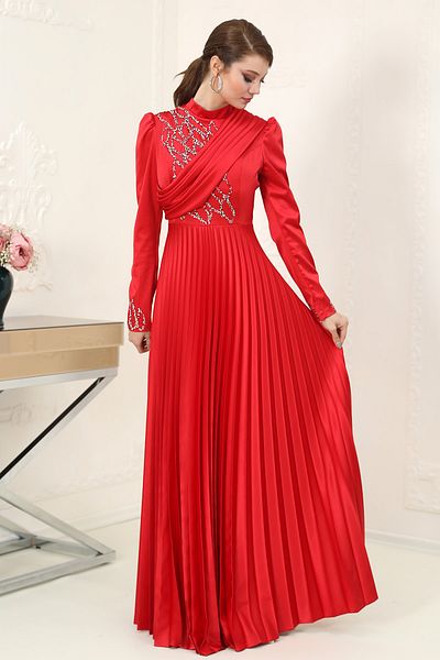 FUVAL MODA Hafsa Hijab Evening Dress
