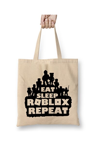 Baskı Dükkanı Jedi Spavaj Roblox Ponavljaj 01 Tkanina Torba Duga Sa ručkom