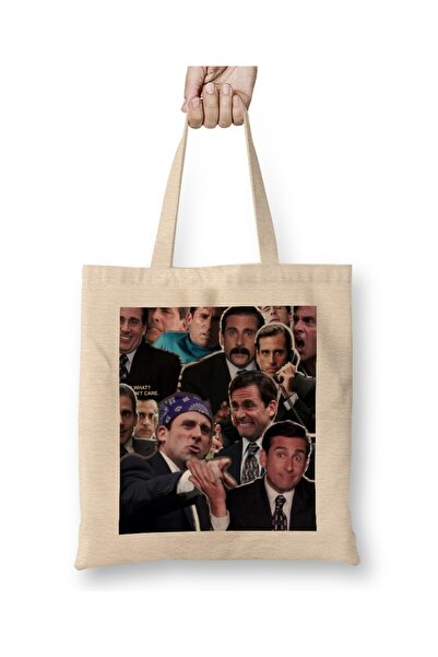 Baskı Dükkanı Kancelarija Michael Scott Steve Carell Tkanina Torba Duga Sa ru...