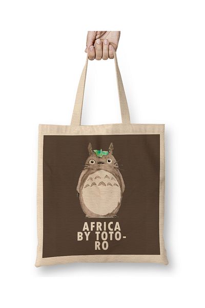 Baskı Dükkanı Africa By Totoro υφασμάτινη τσάντα με μακριά λαβή
